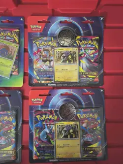 Pokemon TCG Sealed Blister Lot 1x Vileplume 2-Pack + 3x Raikou 2-Pack Sealed - Image 4