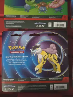 Pokemon TCG Sealed Blister Lot 1x Vileplume 2-Pack + 3x Raikou 2-Pack Sealed - Image 5
