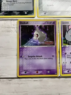 Pokemon Reverse Holo Stamped Lot LP Duskull Spoink Xatu Omastar Nidoran Whismur - Image 2