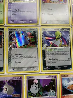 Pokemon Reverse Holo Stamped Lot LP Duskull Spoink Xatu Omastar Nidoran Whismur - Image 5