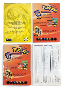 1999 Pokemon TCG Fold Outs And Booklets Rules Versions 1, 2, 3 + Card List - Image 3