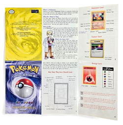 1999 Pokemon TCG Fold Outs And Booklets Rules Versions 1, 2, 3 + Card List - Image 4