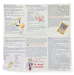 1999 Pokemon TCG Fold Outs And Booklets Rules Versions 1, 2, 3 + Card List - Image 5