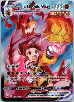 Single Strike Urshifu VMAX TG19/TG30 Brilliant Stars Trainer Gallery NM - Image 1