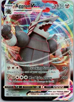 Aggron VMAX 097/172 Ultra Rare Brilliant Stars NM - Image 1