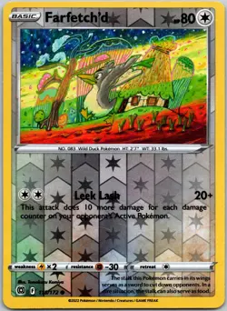 Farfetch'd 115/172 Reverse Holo Common Brilliant Stars NM - Image 1