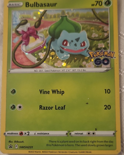 Pokemon Bulbasaur SWSH231 Sword & Shield Promo Holo Basic HP 70 2022 Shibuzoh - Image 1
