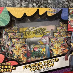 Pokemon Mega Evolution Ascended Heroes Premium Poster Collection Mega Lucario EX - Image 2