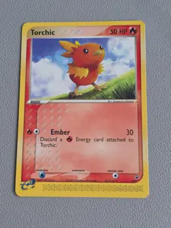 Pokemon TCG Torchic 017 Non Holo Rare Black Star Promo NM - Image 1