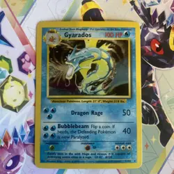 Gyarados 6/102 - Holo Rare - Base Set - 1999 Pokemon WotC Vintage - NM - Image 1