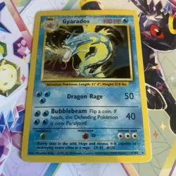 Gyarados 6/102 - Holo Rare - Base Set - 1999 Pokemon WotC Vintage - NM - Image 2