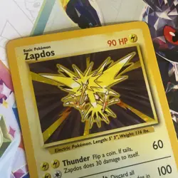Pokemon TCG Zapdos 16/102 Base Set Holo Rare Unlimited WOTC Vintage - Image 3