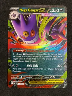 Mega Gengar EX #056/094 Phantasmal Flames Pokemon 2025 NM - Image 1