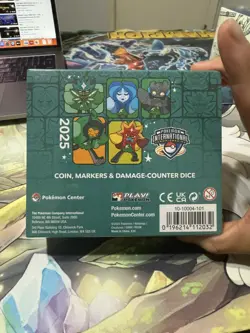 Sealed Pokemon Center 2025 NAIC Exclusive Coin Markers Damage Counter Dice - Image 3