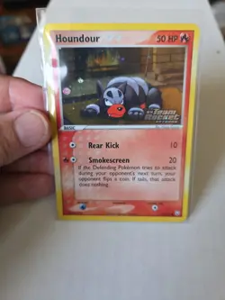 2004 Pokemon Houndour EX Team Rocket Returns Reverse Holo 59/109 - Image 3