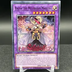 Bacha The Melodious Maestra LEDE-EN035 1st Edition MISCUT Yugioh Card #E - Image 1