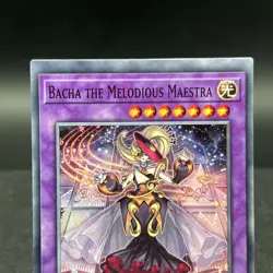Bacha The Melodious Maestra LEDE-EN035 1st Edition MISCUT Yugioh Card #E - Image 5