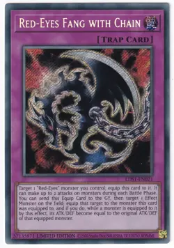 Red-Eyes Fang with Chain - (LDS1-EN021 - Ltd Ed - Secret Rare) - NM - Yugioh - Image 1