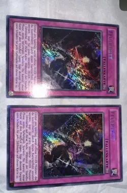 Yugioh Misprint German Kickfire w/ Diamond Dire Wolf Shadow CBLZ-DE089 1st NM - Image 2