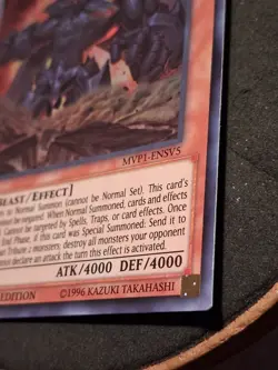 Yu-Gi-Oh Obelisk The Tormentor Alt Art Movie Promo LP - Image 3