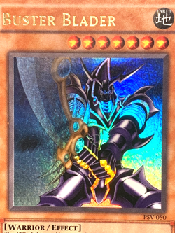 yugioh 1996 Buster Blader PSV-050 Unlimited Edition Ultra Rare VLP Near Mint - Image 4