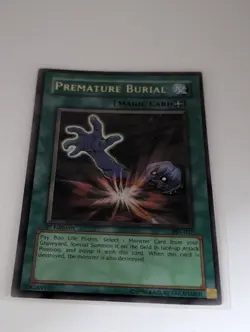 yugioh Premature Burial PSV-037 Unlimited Edition Ultra Rare Lightly played - Image 1