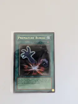 yugioh Premature Burial PSV-037 Unlimited Edition Ultra Rare Lightly played - Image 3
