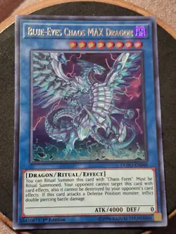 Yu-Gi-Oh Blue Eyes Chaos MAX Dragon DUPO Ultra Rare NM - Image 1