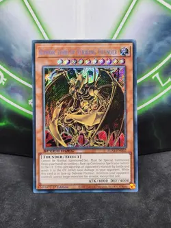 Yugioh Hamon, Lord of Striking Thunder SGX3-ENG02 Secret Rare 1st Edition NM - Image 1