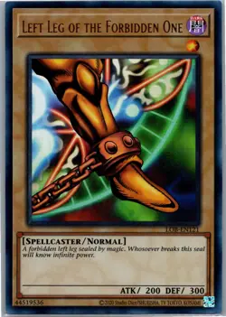 Left Leg of the Forbidden One Ultra Rare (25th Anniversary) LOB-EN121 NM - Image 1