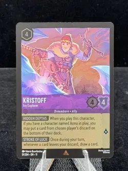 Disney Lorcana-Winterspell-Kristoff-Icy Explorer-#51-Cold Foil-M/NM - Image 1