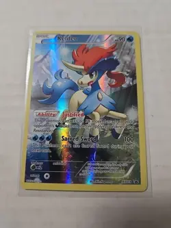 KELDEO Black Star Promo POKEMON Full-Art Holo 2016 Trading Card XY118 - Image 1