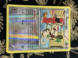 Pokemon TCG Smeargle #123/162 XY Breakthrough Reverse Holo Card 2015 NM - Image 2