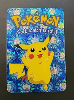 NM! 2000 Nintendo Trademark - Vending Machine Prism Sticker Card - Pikachu 025 - Image 1