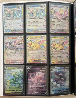63 Card Pokemon TCG Lot Starter Binder Promos Exs Trainers IRs Full Arts & More - Image 4