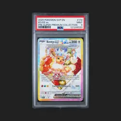 Pokemon TCG Eevee EX Prismatic Evolutions Special Illustration Card 174 PSA 9 - Image 1