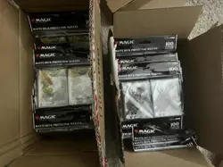 Bulk lot of Ultra Pro MTG Final Fantasy Card Sleeves Crytal,Knights, Odin, Green - Image 1