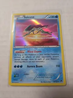 Pokemon TCG Suicune XY Breakpoint Holo Rare Card 30/122 - Image 1
