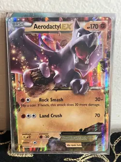 Pokemon TCG Aerodactyl-EX XY XY97 Holo Promo Card - Image 1