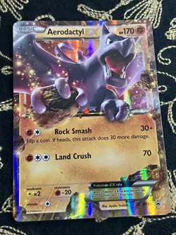 Pokemon TCG Aerodactyl-EX XY XY97 Holo Promo Card - Image 3