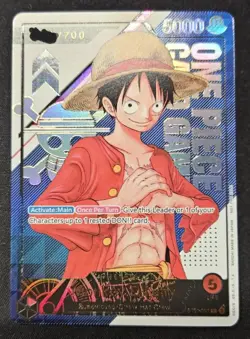 One Piece Card Game ST01-001 Monkey.D.Luffy Serial English - Image 1
