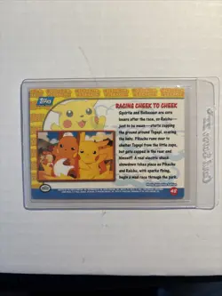 1998 Topps Pikachu Vacation Card #46 Pokemon Card - Image 2