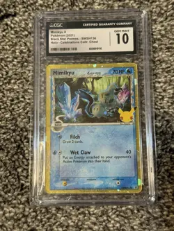 Pokemon Mimikyu Delta Species SWSH136 Sword & Shield Card - CGC 10 Gem Mint - Image 1