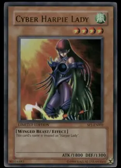 Cyber Harpie Lady SP1-EN001 Sneak Peek Participation Card - Image 1