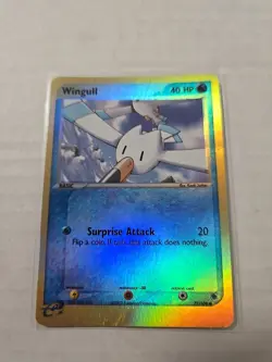 Wingull 77/109 EX Ruby & Sapphire Reverse Holo Common Pokemon Card - Image 1