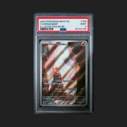 Pokemon TCG S&V 151 Charmander Holo Card 168/165 Illustration Rare PSA 9 - Image 1