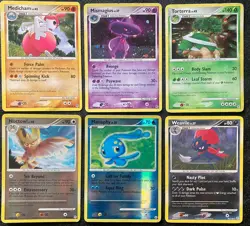 Pokemon TCG - Diamond & Pearl (2007) 6-Card LOT - Holo / Rare / Reverse - HP-LP - Image 1