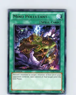 Yu-Gi-Oh TCG Mind Pollutant ABYR-EN064 1st Edition Regular Rare Card NM - Image 1