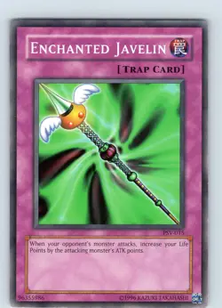 Yu-Gi-Oh TCG Enchanted Javelin PSV-015 Unlimited Regular Common Card NM - Image 1