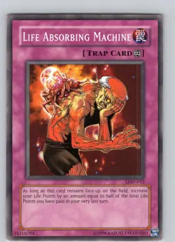 Yu-Gi-Oh TCG Life Absorbing Machine LOD-012 Unlimited Regular Common Card LP-NM - Image 1